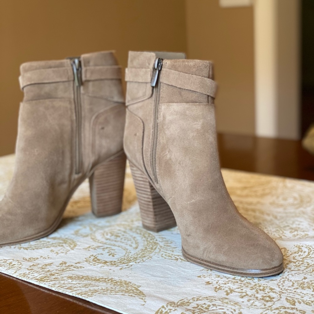 Vince Camuto suede ankle boots